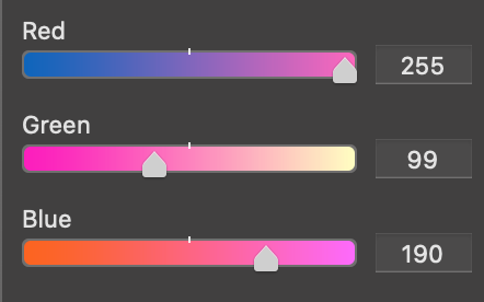 RGB Values of an image in the range of 0 to 255