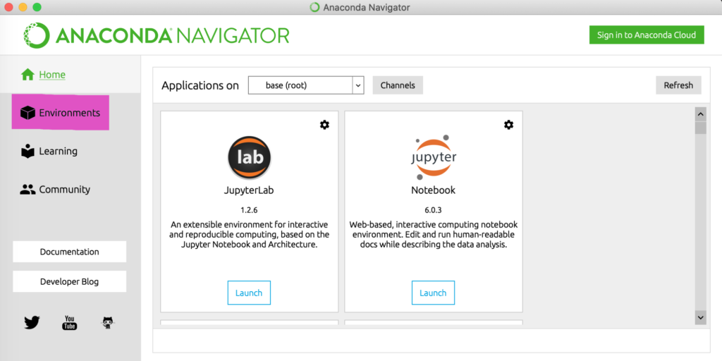 Anaconda Environments
