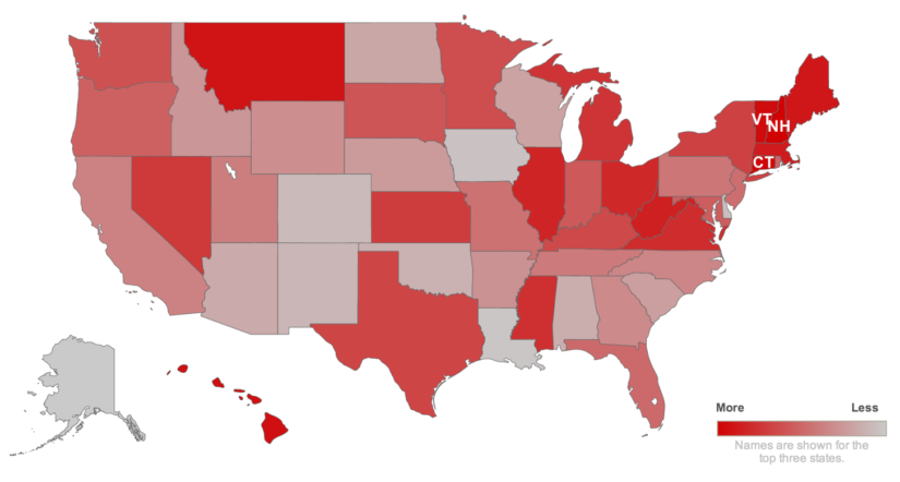 US Choropleth Map